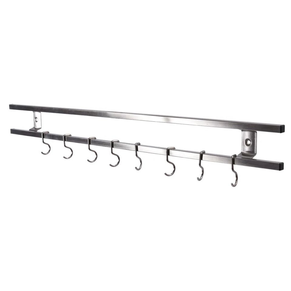 Magnetic Knife Holder With Hooks Wall Mounted Knife Strip Kitchen Organizer 5