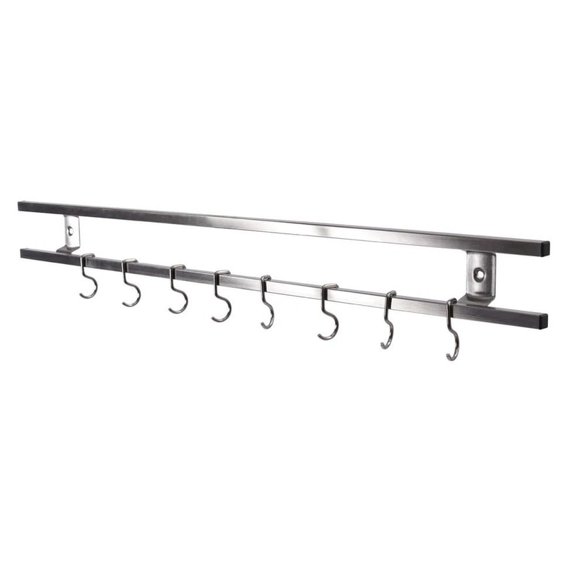 Magnetic Knife Holder With Hooks Wall Mounted Knife Strip Kitchen Organizer 5