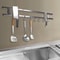 Magnetic Knife Holder With Hooks Wall Mounted Knife Strip Kitchen Organizer 0