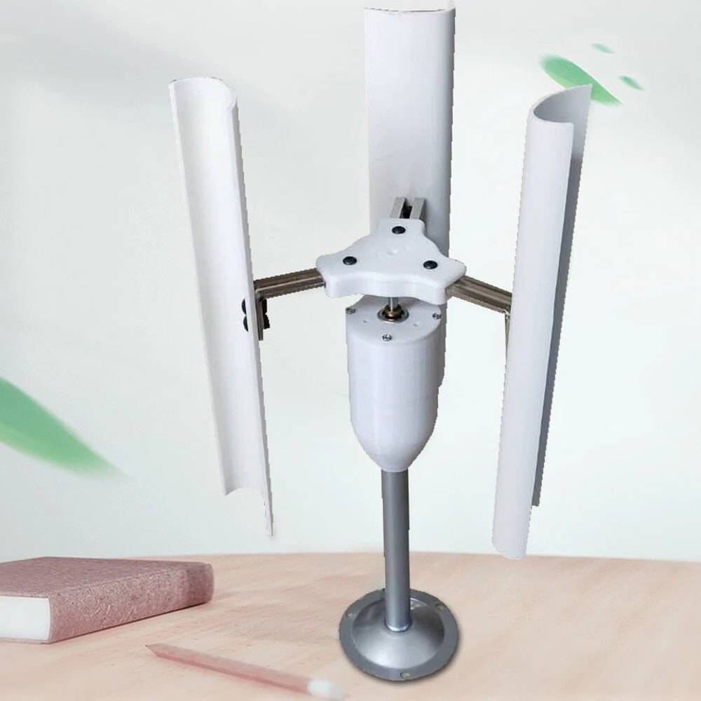 Vertical Axis Wind Turbine Generator Teaching Model Permanent Magnet Wind Power Kit 1