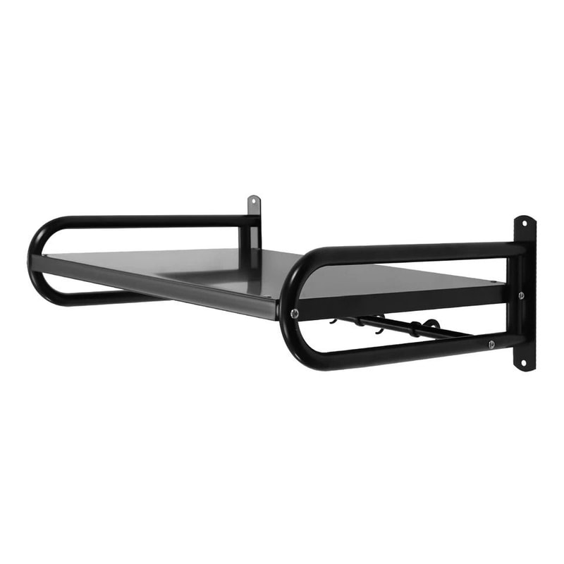 Wall Mounted Pot Rack Kitchen Storage Organizer Shelf With Hooks 4