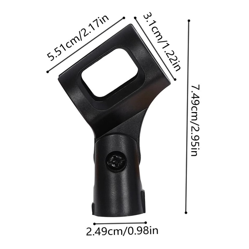 Universal Microphone Clip Set Wired Wireless Mic Stand Holder 5