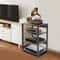 Premium Shelf Audio Video Stand TV Media Cabinet Heavy Duty AV Component Rack 4