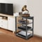 Premium Shelf Audio Video Stand TV Media Cabinet Heavy Duty AV Component Rack 4