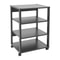 Premium Shelf Audio Video Stand TV Media Cabinet Heavy Duty AV Component Rack 6