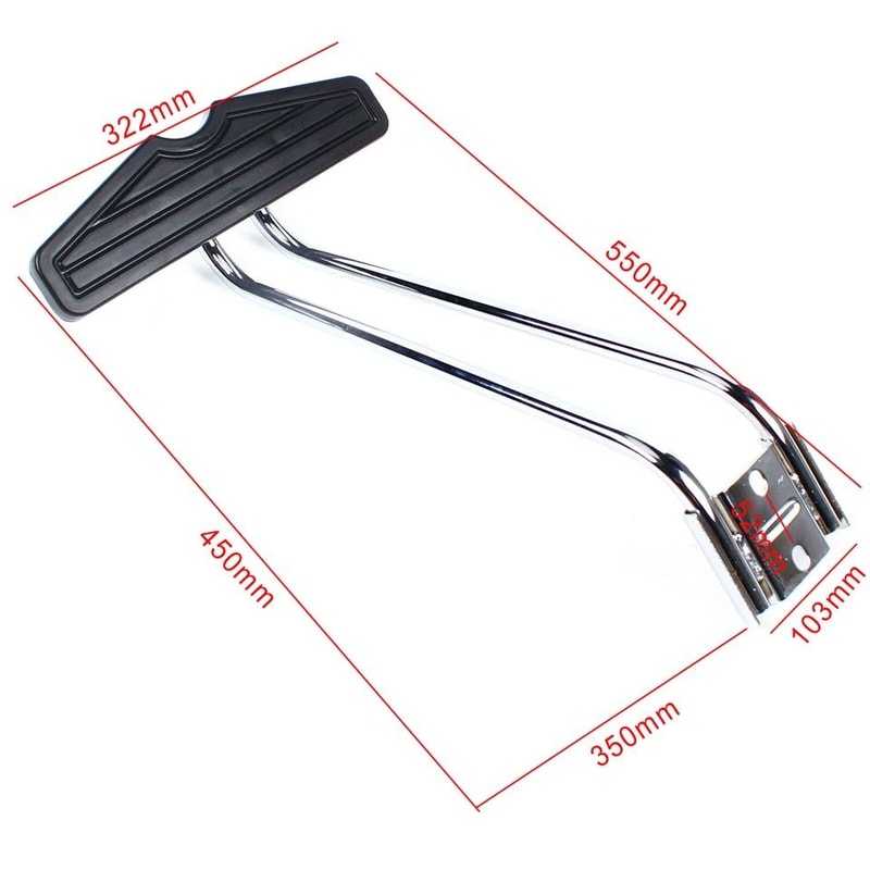 Premium Foot Rest Replacement For Hydraulic Barber Chairs Salon Styling Accessory 1