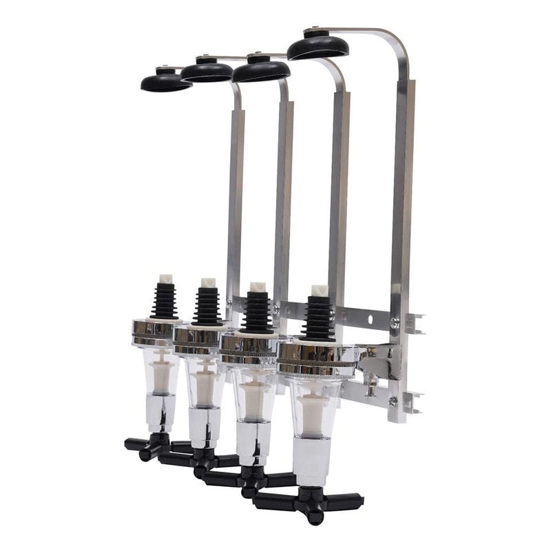 Premium Wall Mounted Bottle Liquor Wine Dispenser For Home Bar Accessory And Entertaining 2
