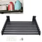 Wall Mounted Microwave Oven Shelf Rack With Hooks Kitchen Storage Organizer 4