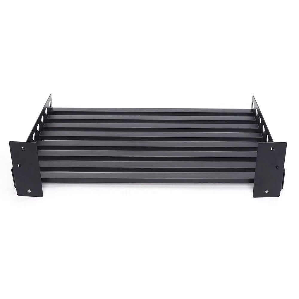 Wall Mounted Microwave Oven Shelf Rack With Hooks Kitchen Storage Organizer 7