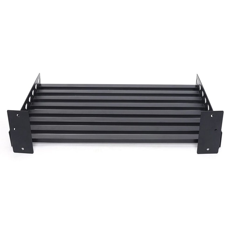 Wall Mounted Microwave Oven Shelf Rack With Hooks Kitchen Storage Organizer 7