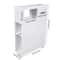Premium White Slim Bathroom Storage Cabinet Tall Narrow Bathroom Storage Cabinet With Freestanding 1