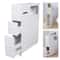 Premium White Slim Bathroom Storage Cabinet Tall Narrow Bathroom Storage Cabinet With Freestanding 3