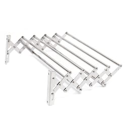 wall mounted folding clothes drying rack shelf for laundry room