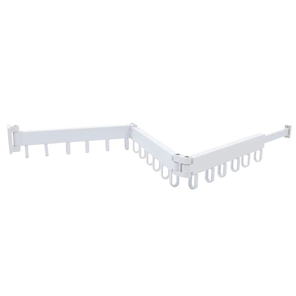 Premium Space Saving Retractable Wall Mount Drying Rack Folding Laundry Organizer 11