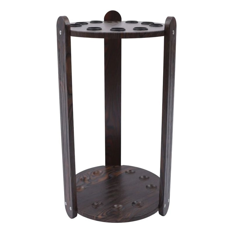 Premium Wooden Cue Pool Cue Rack Billiard Stick Organizer Stand 1