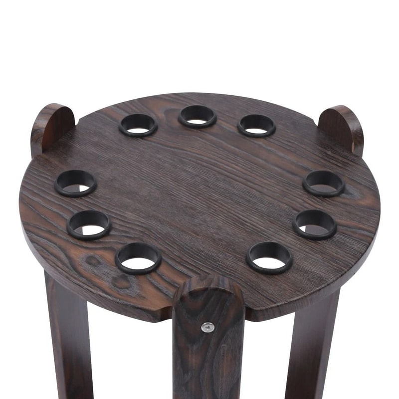 Premium Wooden Cue Pool Cue Rack Billiard Stick Organizer Stand 2