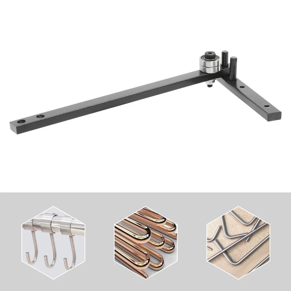 Premium Manual Rod Bender Heavy Duty Flat Bar Bending Tool For Metalworking 2