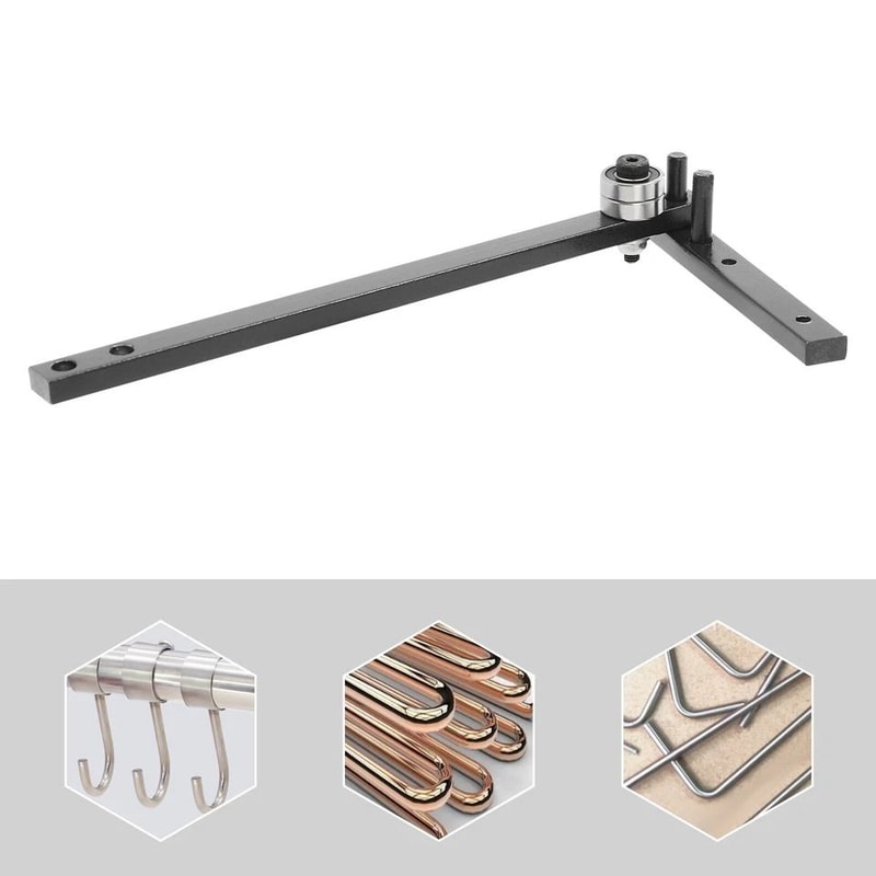 Premium Manual Rod Bender Heavy Duty Flat Bar Bending Tool For Metalworking 2