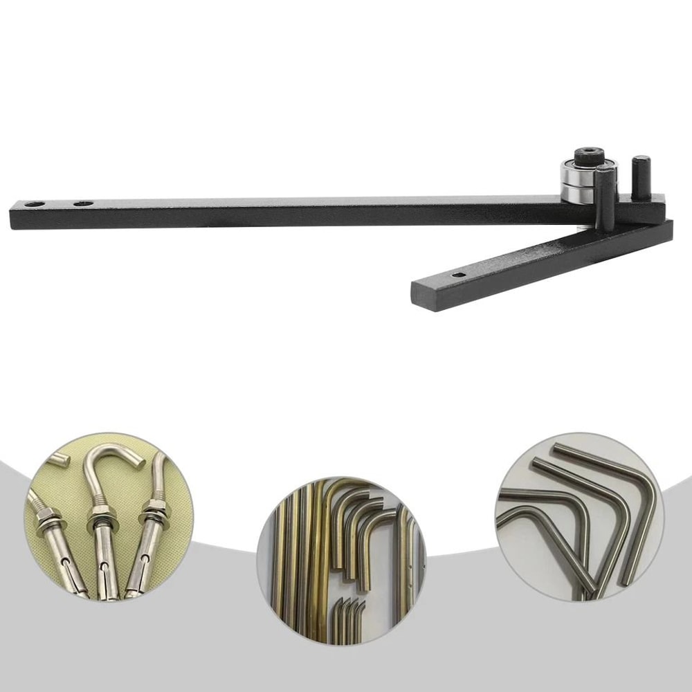 Premium Manual Rod Bender Heavy Duty Flat Bar Bending Tool For Metalworking 3