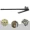Premium Manual Rod Bender Heavy Duty Flat Bar Bending Tool For Metalworking 3