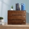 Premium Wooden Desk Organizer With Lockable Drawers Office Storage Solution 2
