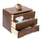 Premium Wooden Desk Organizer With Lockable Drawers Office Storage Solution 5
