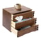 Premium Wooden Desk Organizer With Lockable Drawers Office Storage Solution 5