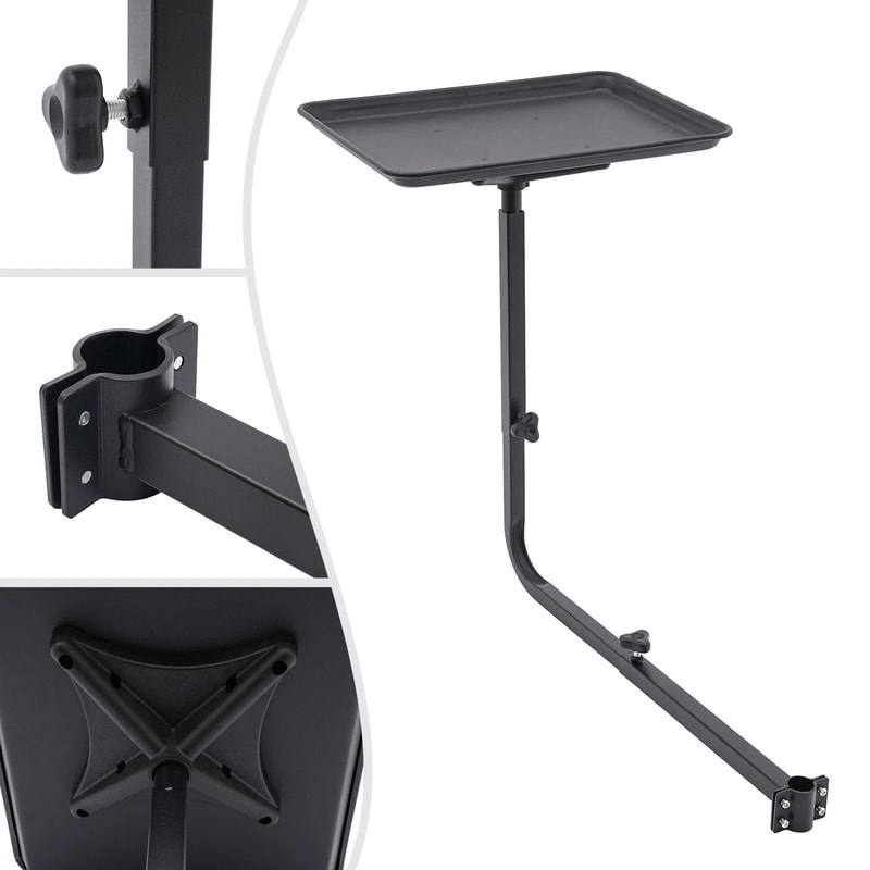 Professional Barber Chair Tray Rotating Salon Tool Organizer For Stylists 5