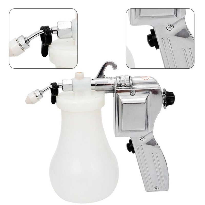 Electric Textile Spot Cleaning Spray Gun With Adjustable Nozzle Powerful Cleaner 7