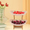 Modern Tier Fruit Basket Fruit Bowl Stand For Kitchen Fruit Storage 0