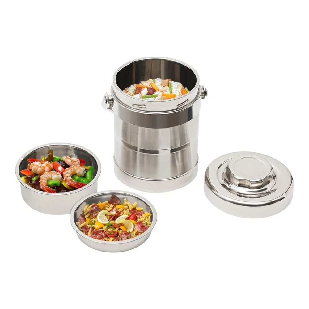 Premium Stainless Steel Insulated Food Container Hot Cold Lunch BoxPortable Thermal Meal Jar 1