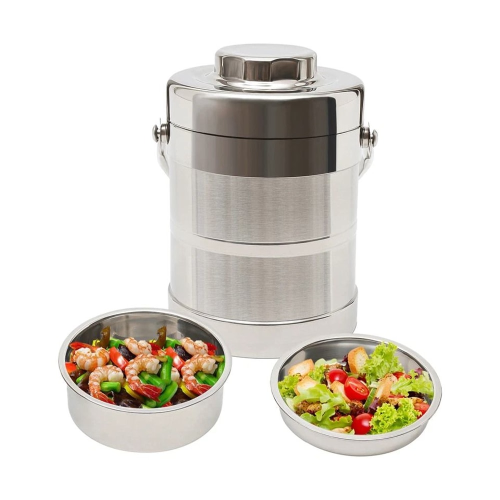 Premium Stainless Steel Insulated Food Container Hot Cold Lunch BoxPortable Thermal Meal Jar 2