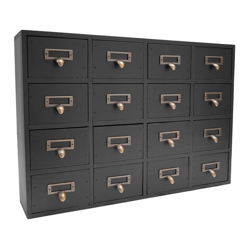 Wooden Apothecary Cabinet For Herbs Small Storage 5