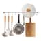 Premium Kitchen Utensil Rack With Sliding Hooks Wall Mounted Organizer 1