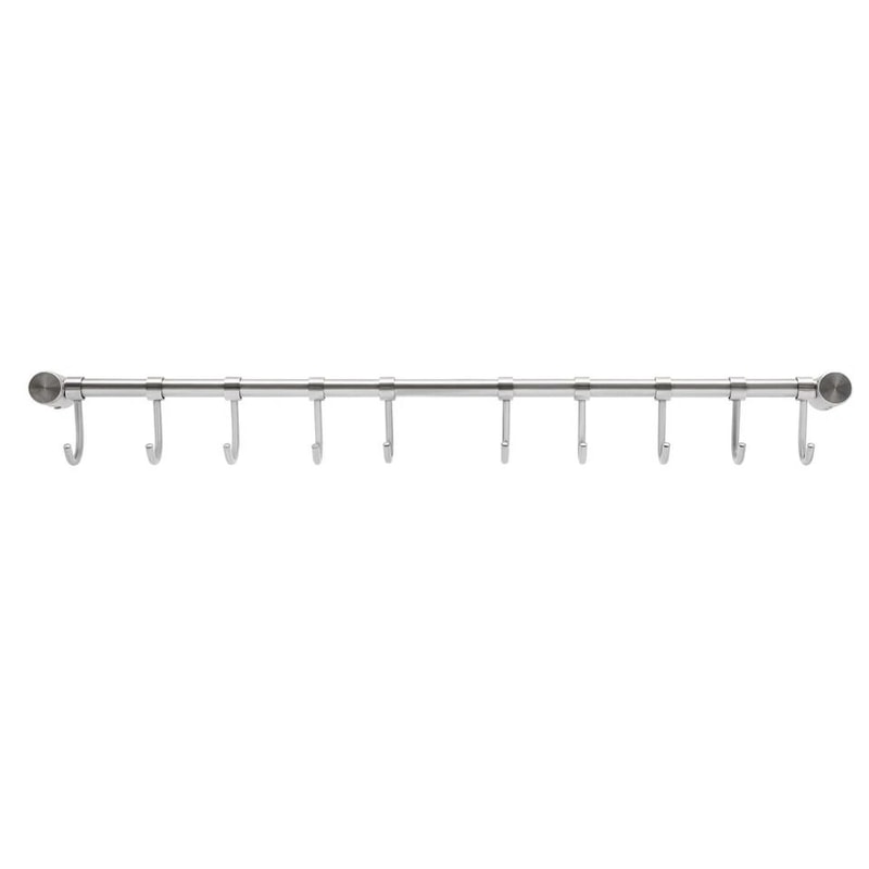 Premium Kitchen Utensil Rack With Sliding Hooks Wall Mounted Organizer 3