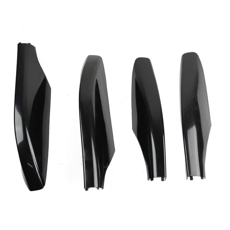 Toyota Prado Roof Rails End Cover Shell Set Durable ABS Replacement Caps 2