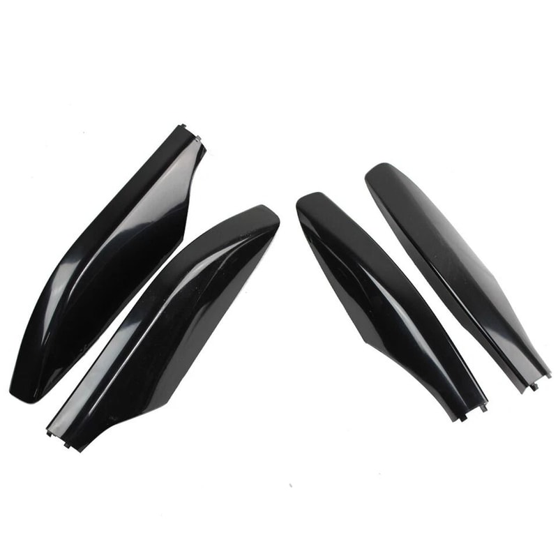 Toyota Prado Roof Rails End Cover Shell Set Durable ABS Replacement Caps 3