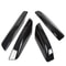 Toyota Prado Roof Rails End Cover Shell Set Durable ABS Replacement Caps 4