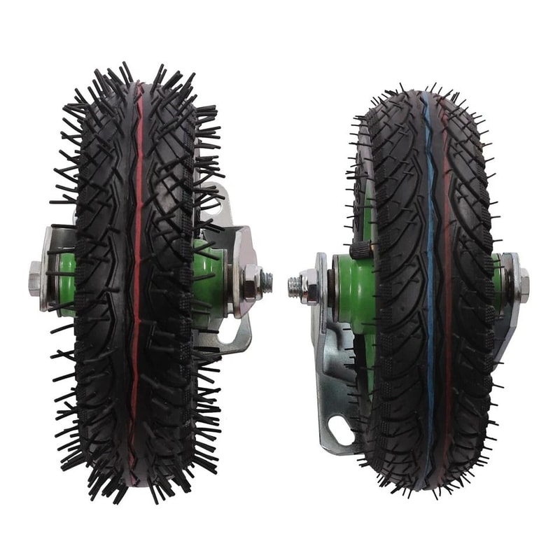 Heavy Duty Pneumatic Air Tire Wheels Rigid Swivel Cart Casters 4
