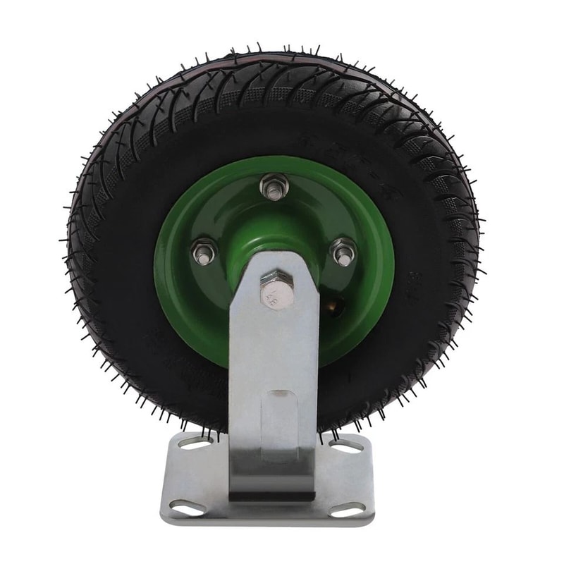 Heavy Duty Pneumatic Air Tire Wheels Rigid Swivel Cart Casters 5