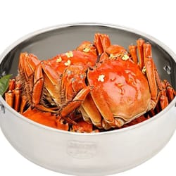 premium stainless steel food steamer for meat & vegetables