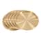 Elegant Brass Cup Mats Brass Coasters Set Of Premium Table Protectors 0
