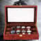 Luxury Slot Wooden Watch Display Box With Glass Top Jewelry Organizer 0