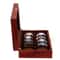 Luxury Slot Wooden Watch Display Box With Glass Top Jewelry Organizer 4