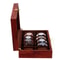 Luxury Slot Wooden Watch Display Box With Glass Top Jewelry Organizer 4