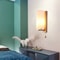 Modern Wooden Glass Wall Sconce Lamp For Bedroom Living Room 8
