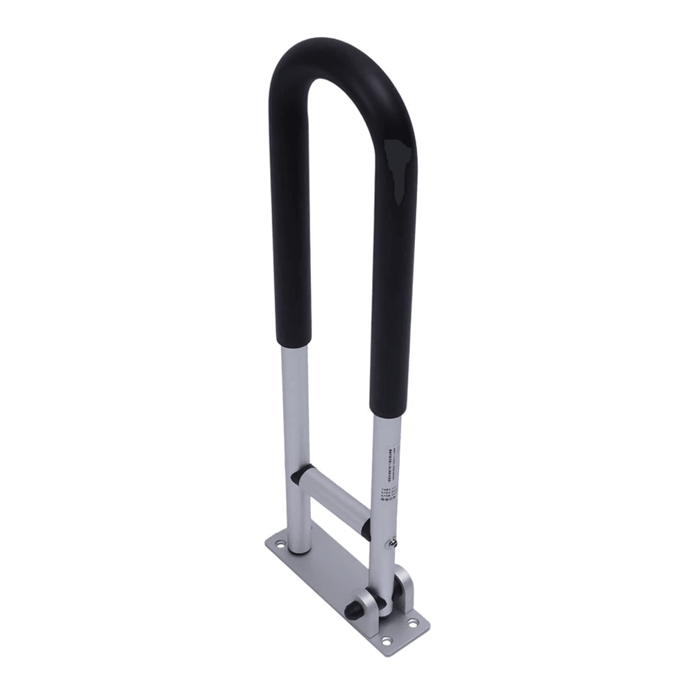 Premium Folding Toilet Support Rails Bathroom Grab Bars For Accessible Safety 2