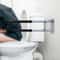 Premium Folding Toilet Support Rails Bathroom Grab Bars For Accessible Safety 3