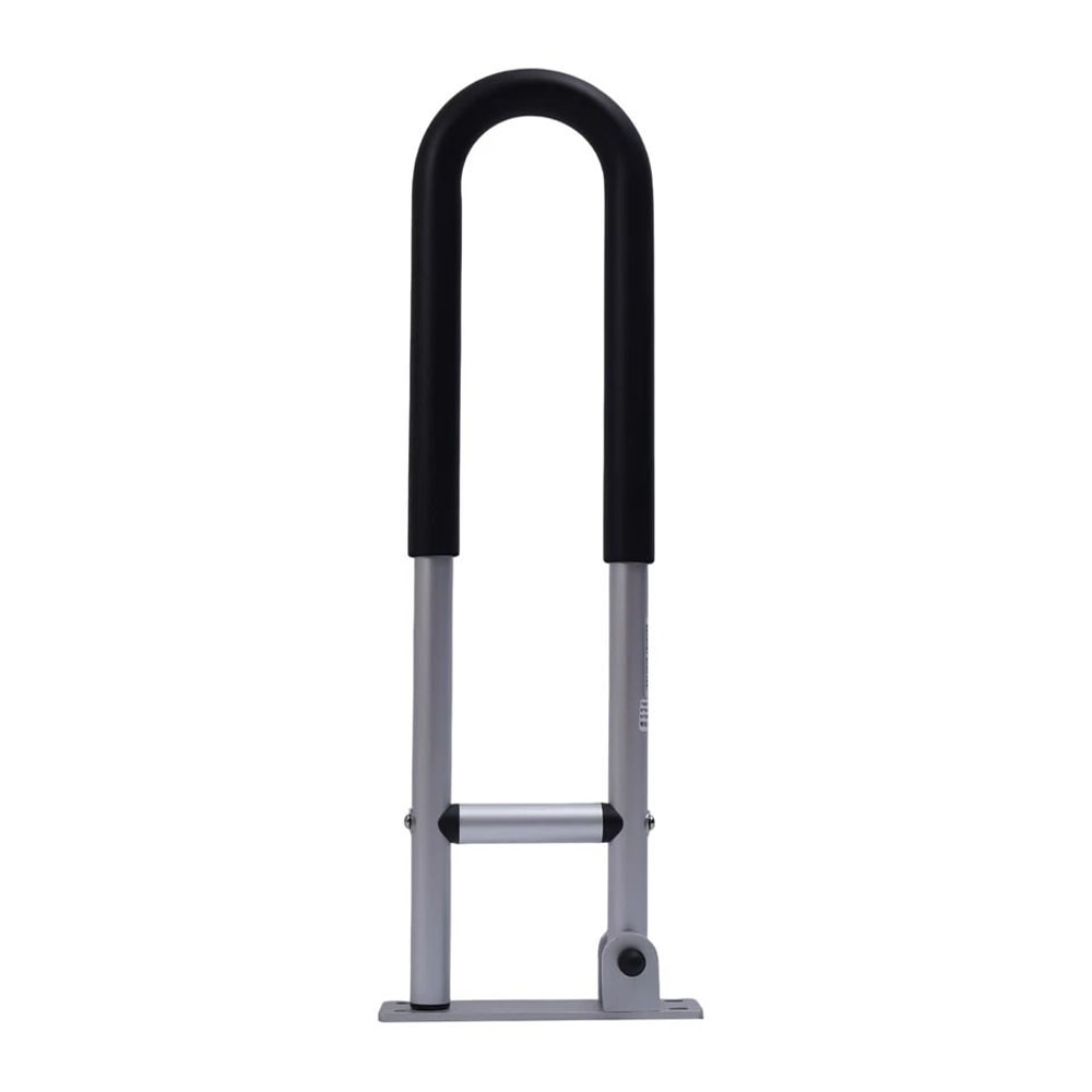 Premium Folding Toilet Support Rails Bathroom Grab Bars For Accessible Safety 4
