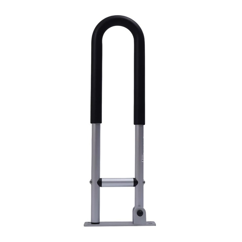 Premium Folding Toilet Support Rails Bathroom Grab Bars For Accessible Safety 4